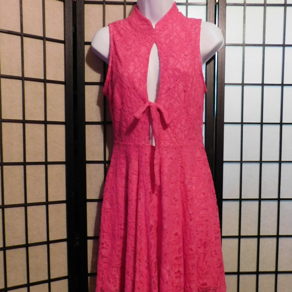 NEW Current Project LACE PINK Dress